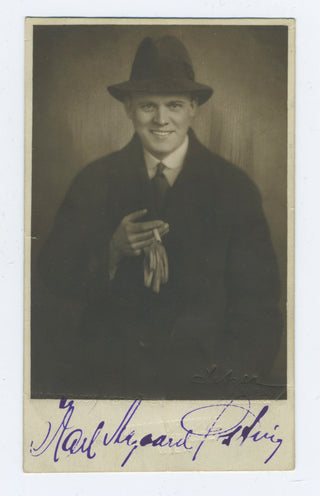 Oestvig, Karl Aagard. (1889–1968) Signed Photograph