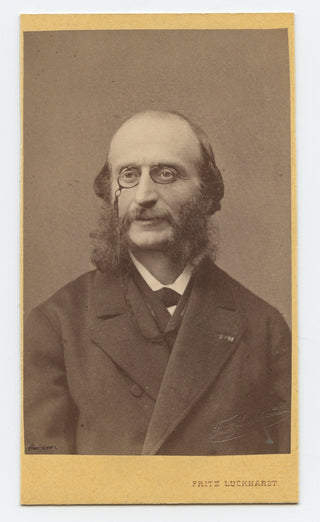 Offenbach, Jacques. (1819–1880) Carte de Visite Photograph