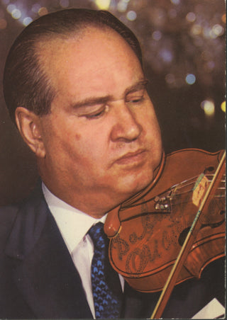 Oistrakh, David. (1908–1974) Signed Postcard Photograph