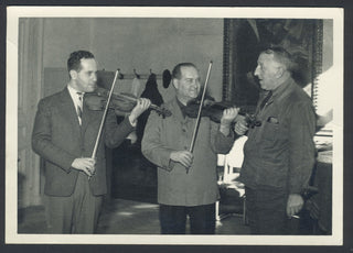 Oistrakh, David. (1908–1974) & Oistrakh, Igor. (b. 1931) Original Photograph