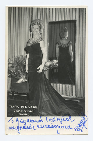 Olivero, Magda. (1910–2014) Signed Photograph