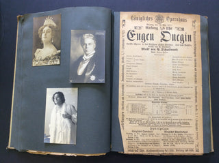 [Opera] [Strauss, Richard. (1864–1949)] [Wagner, Richard. (1813–1883)] [Siems, Margarethe. (1879–1952)] [Caruso, Enrico. (1873–1921)] Richter, Hans. (1843–1916) Von der Osten, Eva. (1881–1936) Two Early-Twentieth-Century Opera Albums including Early Progr