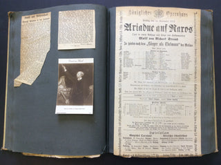 [Opera] [Strauss, Richard. (1864–1949)] [Wagner, Richard. (1813–1883)] [Siems, Margarethe. (1879–1952)] [Caruso, Enrico. (1873–1921)] Richter, Hans. (1843–1916) Von der Osten, Eva. (1881–1936) Two Early-Twentieth-Century Opera Albums including Early Progr