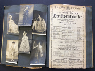 [Opera] [Strauss, Richard. (1864–1949)] [Wagner, Richard. (1813–1883)] [Siems, Margarethe. (1879–1952)] [Caruso, Enrico. (1873–1921)] Richter, Hans. (1843–1916) Von der Osten, Eva. (1881–1936) Two Early-Twentieth-Century Opera Albums including Early Progr