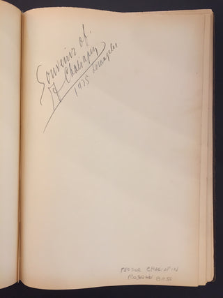 [Opera & Composer] Jeritza, Maria. (1887–1982) & Ormandy, Eugene. (1899–1985) & Chaliapin, Feodor. (1873–1938) & Villa-Lobos, Hector. (1887–1959) & Sutherland, Joan. (1926–2010) & Steber, Eleanor. (1914–1990) & Pavarotti, Luciano. (1935–2007) & Nilsson, B