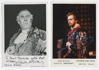 [Opera] Groves, Charles. (1915–1992) & Ramey, Samuel. (b. 1942) & Turner, Eva. (1892–1990) & Horne, Marilyn. (b. 1934) & Alvary, Lorenzo. (1909–1996) & Baker, Janet. (b. 1933) & Ludwig, Christa. (1928–2021) & Pavarotti, Luciano. (1935–2007) & Quilico, Gin