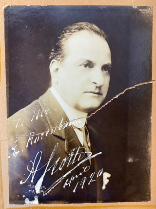 [OPERA] Caruso, Enrico. (1873–1921) & Chaliapin, Feodor. (1873–1938) & Scotti, Antonio. (1866–1936) Signed Photographs - A tragedy in 3 (or 6?) parts