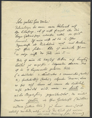 Orlik, Emil. (1870-1932) Autograph Letter - "a political song is a nasty song"