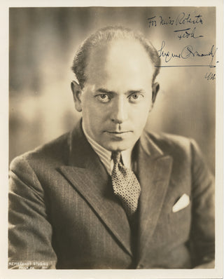 Ormandy, Eugene. (1899–1985) Signed Photograph at his Philadelphia Orchestra Debut