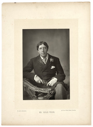 [Wilde, Oscar. (1854–1900)] Portrait of Oscar Wilde, 1889