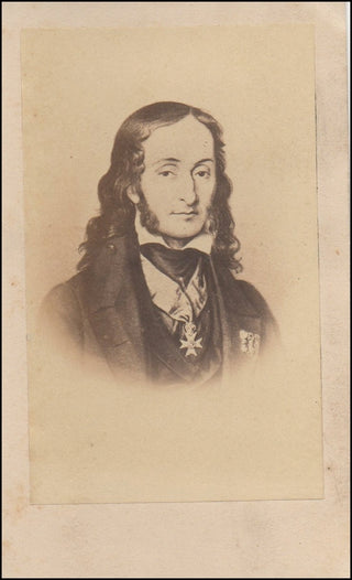 Paganini, Nicolò. (1782–1840) Original CDV Portrait