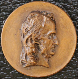 Paganini, Nicolò. (1782–1840) Bronze Portrait Medal