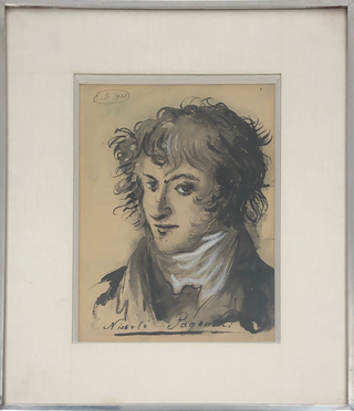 [Paganini, Nicolò. (1782–1840)] Berman, Eugene. (1899–1972) Nicolò Paganini - ORIGINAL DRAWING