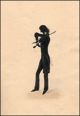 Paganini, Nicolò. (1782–1840) Original Silhouette Portrait