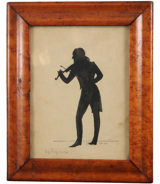 Paganini, Nicolò. (1782–1840) Original Silhouette Portrait, 1830