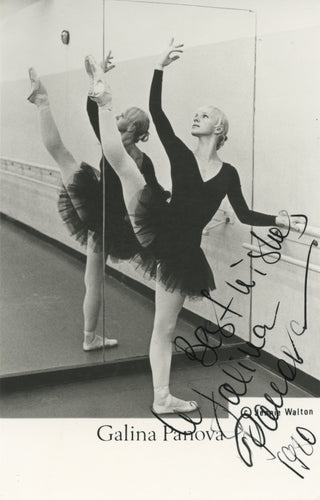 Panova, Galina. (b. 1950) Signed Photograph