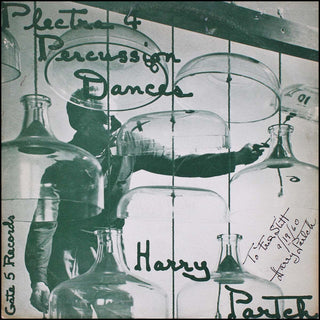 [American Avant-garde] Partch, Harry. (1901 - 1974) Signed LP Cover Photograph