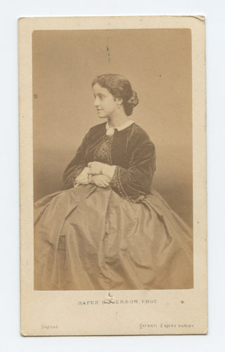 Patti, Adelina. (1843–1919) Original CDV Portrait