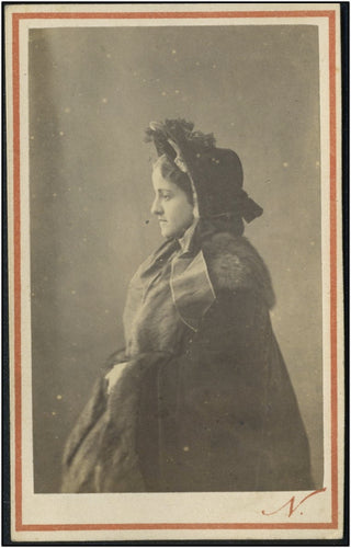 Patti, Adelina. (1843–1919) Fine CDV Portrait by Nadar