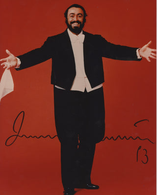 Pavarotti, Luciano. (1935–2007) Signed Photograph