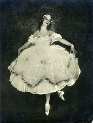 Pavlova, Anna. (1881-1931) Original Photograph in her Ballet "Christmas"