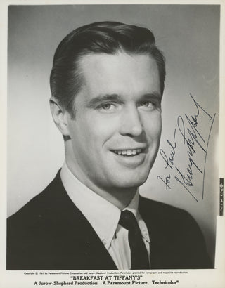 Peppard, George. (1928–1994) "Breakfast at Tiffany's" - Signed Promotional Photograph