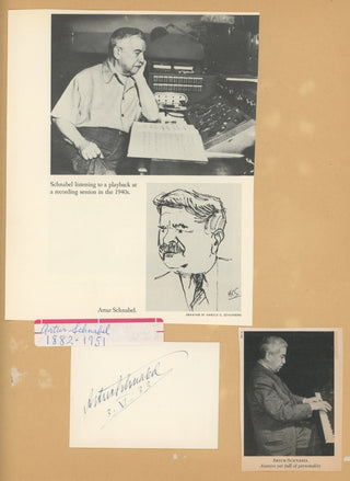 [Pianists]  Bauer, Harold. (1873–1951)  &  Carreras, Maria. (1877–1966)  &  Friedberg, Carl. (1872–1955)  &  Gabrilowitsch, Ossip. (1878–1936)  &  Gieseking, Walter. (1895-1956)  &  Godowsky, Leopold. (1870–1938)  &  Goodson, Katharine. (1872–1958)  &  He