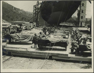 [Pianos - TWO DOZEN OF THEM!] Unusual 1926 Photograph of the Hollywood Bowl opening program