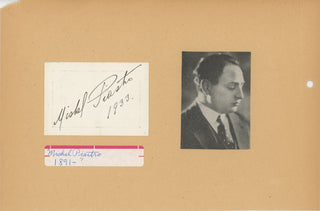 Piastro, Mishel. (1891-1970) Autograph Signature