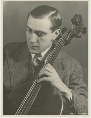 Piatigorsky, Gregor. (1903–1976) [Magaloff, Nikita. (1912–1992)] Original Photograph