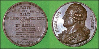 Piccini, Niccolò. (1728 - 1800)[Caqué, Armand Auguste (1793-1881)] 1823 Portrait Medal