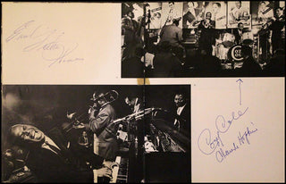 [Jazz &amp; Blues] Ellington, Hodges, Waters, Slim, Shavers, Hines, Hinton, Cole, Jacquet, Carter etc.  Plaisir Du Jazz - SIGNED BY DOZENS