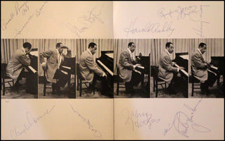 [Jazz &amp; Blues] Ellington, Hodges, Waters, Slim, Shavers, Hines, Hinton, Cole, Jacquet, Carter etc.  Plaisir Du Jazz - SIGNED BY DOZENS