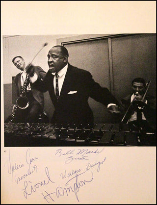 [Jazz &amp; Blues] Ellington, Hodges, Waters, Slim, Shavers, Hines, Hinton, Cole, Jacquet, Carter etc.  Plaisir Du Jazz - SIGNED BY DOZENS