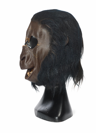 [Planet of the Apes] [John Chambers, 20th Century-Fox] Screen-used Background Actor Ape Mask, 1968