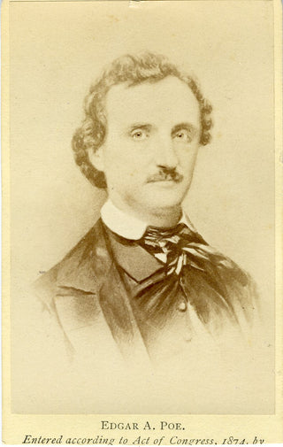 Poe, Edgar Allan. (1809-1849) Original CDV Portrait