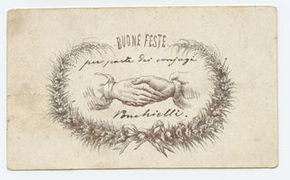 Ponchielli, Amilcare. (1834–1886) Signed Christmas Card