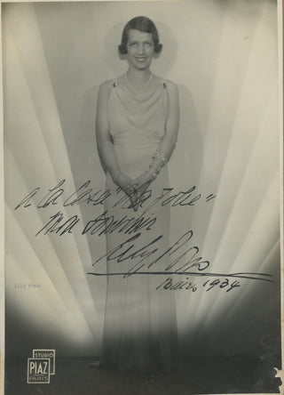 Pons, Lily. (1898–1976) Signed Photograph