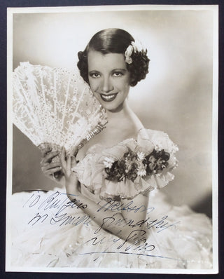 Pons, Lily. (1898-1976) Large Signed Photograph