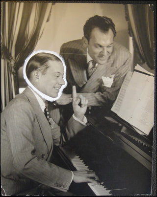 Porter, Cole. (1891–1964) & Hart, Moss. (1904–1961) Original Photograph, 1935.