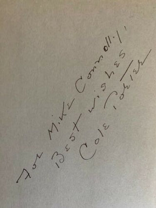 Porter, Cole. (1891–1964) "103 Lyrics of Cole Porter" - Signed First Edition to Mike Connolly