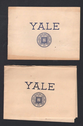 [Porter, Cole. (1891–1964)] Collection of Programs and Ephemera from the Yale Glee, Banjo and Mandolin Clubs, all featuring Cole Porter