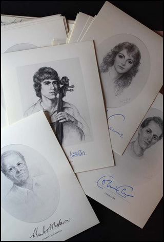 [Various] Portraits of Musicians. SIGNED.