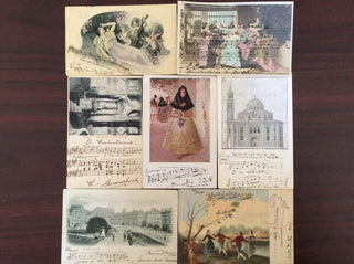 [Spanish & Latin American Music and Culture] Fantastic Early-1900's Signed Postcard Collection with Many AMQS's