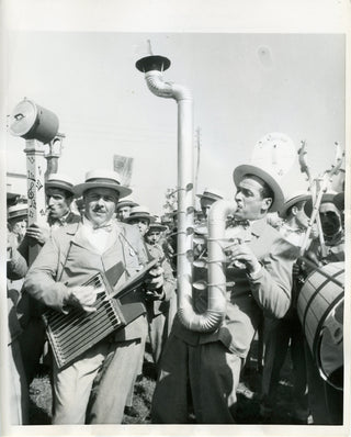 [Kitchen Music] [La Racchia Orchestra] "Pots and Pandemonium" - Two 1958 Press Photographs