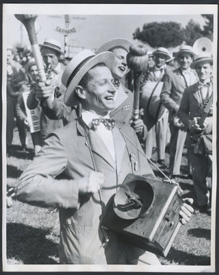 [Kitchen Music] [La Racchia Orchestra] "Pots and Pandemonium" - Two 1958 Press Photographs