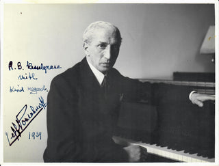 Pouishnoff, Leff Nicolas. (1891-1959) Signed Photograph