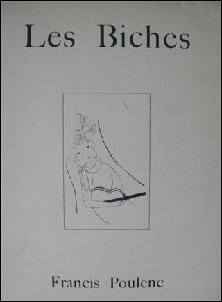 Poulenc, Francis. (1899-1963) Les Biches. Ballet Avec Chant en Un Acte.