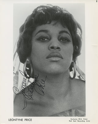 Price, Leontyne. (b. 1927) Signed Photograph