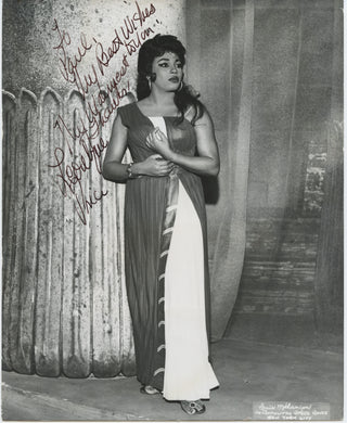 Price, Leontyne. (b. 1927) Signed Photograph in "Aida"